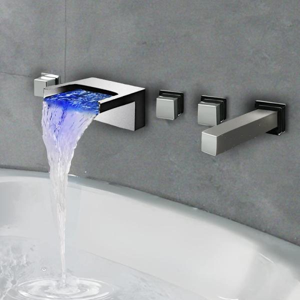 Home Improvement - LightInTheBox LED Waterfall Spout Bathroom Faucets, OnlyLite Low Voltage Pathway Lights -MSRP $3,925