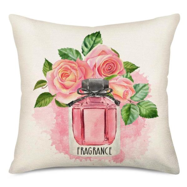 Home Decor - ShareJ Perfume Bottle Throw Pillow Covers, 4E's Novelty Mantel Lit Christmas Garlands & More - MSRP $3,506