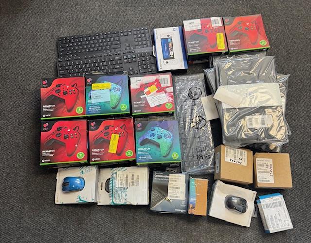 XBOX Controllers, Dell equipment, cases, HP and More!
