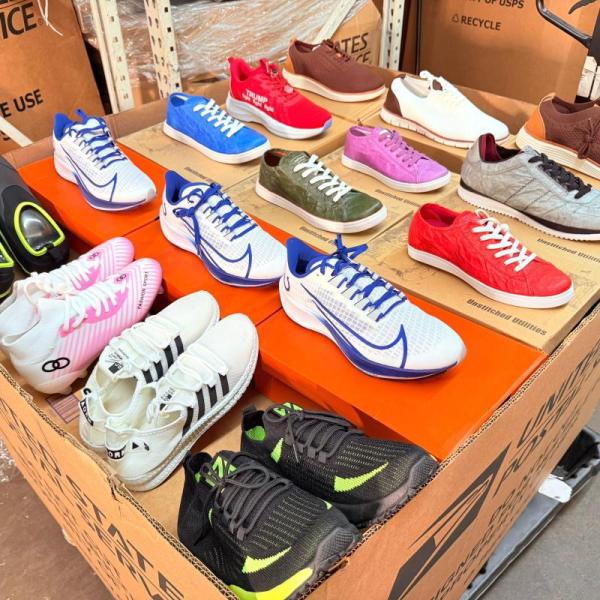 Bulk Lot of 300 Mixed Brand Sneakers Men's & Women's MSRP $15,000+
