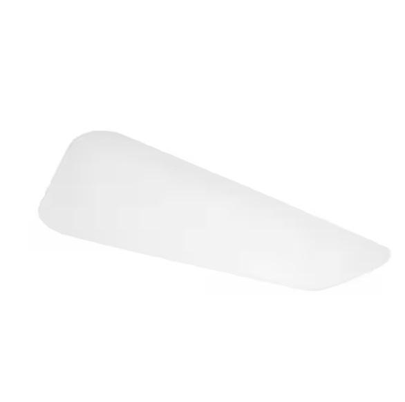 Lighting & Electrical - Commercial Electric 48inx18in Classic White LED Flush Mounts, Carlon - Est Retail $1,077