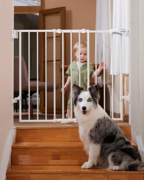 Babelio 26-43" No Bottom Bar Baby Gate for Babies Elders - MSRP $79