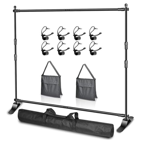 EMART 10 x 8ft (W x H) Adjustable Photo Backdrop Banner - MSRP $89