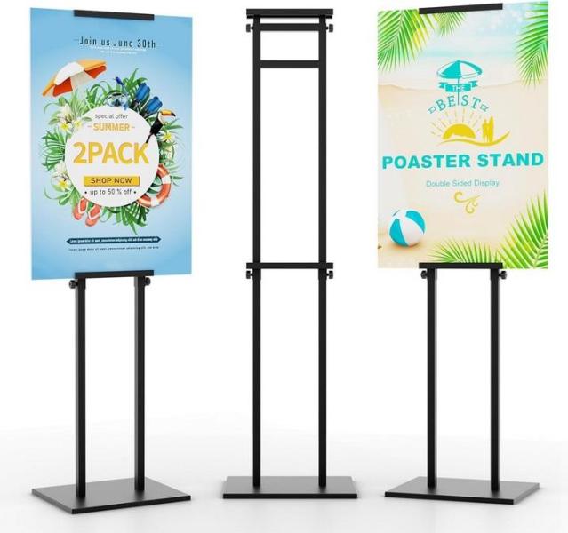 KOOV Poster Stand for Display Sign Holder Floor Stand - MSRP $60