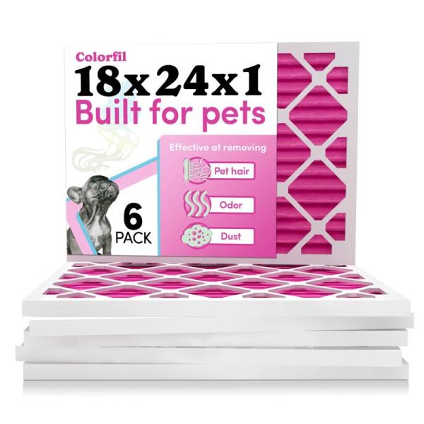 Colorfil 18x24x1 Air Filter, Made in USA - MSRP $107