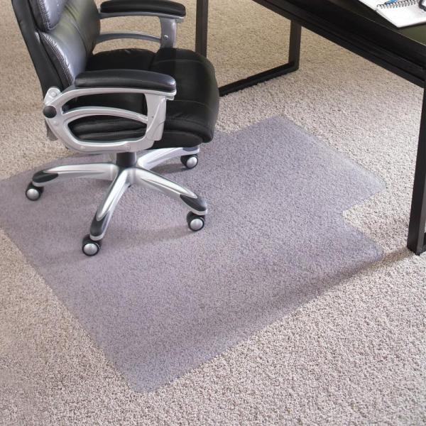 ES Robbins Extra High Pile Chair Mat Rectangle with Lip - MSRP $68