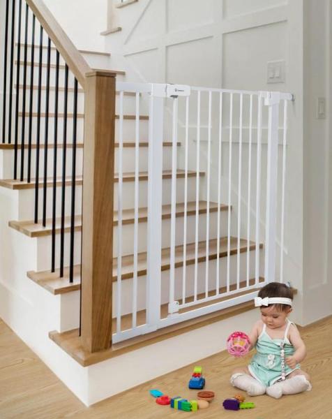 COMOMY 36" Extra Tall Baby Gate for Stairs Doorways Fits - MSRP $62