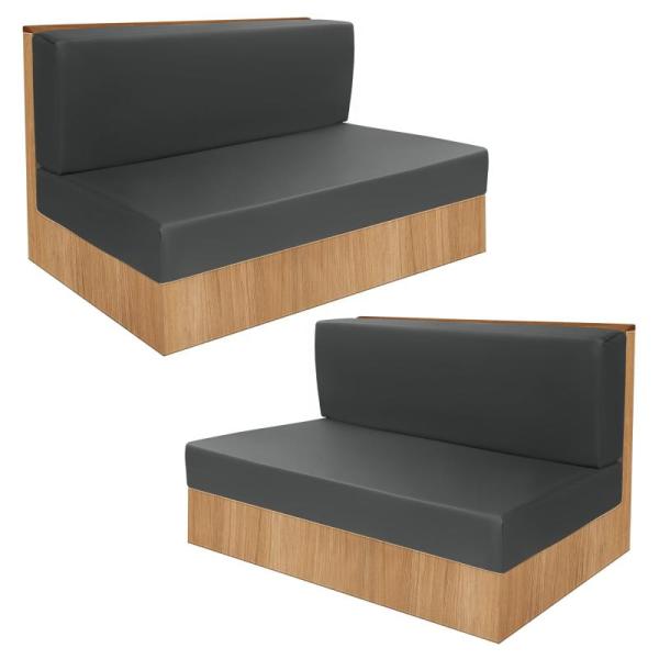 MABOZOO 2 Set RV Dinette Booth Cushions, 44'' Backrest - MSRP $94