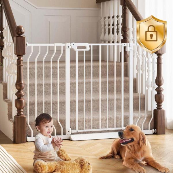 Mom's Choice GROWNSY Stairs Baby Gate, 295"-484" - MSRP $79