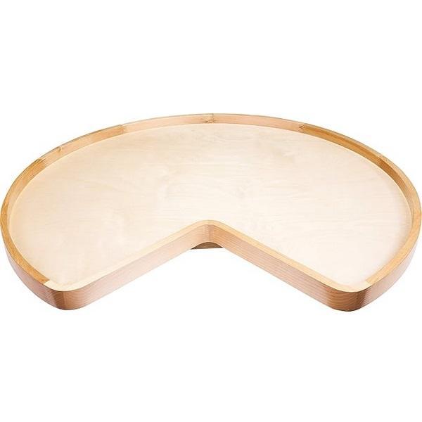 32" Kidney Lazy Susan with Pre-installed 10" Swivel - MSRP $253