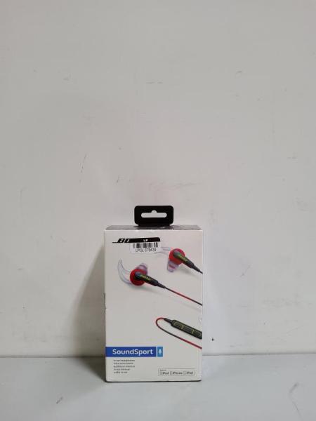 Bose SoundSport In-Ear Wired Headphones (iOS)- Red - Est Retail $99