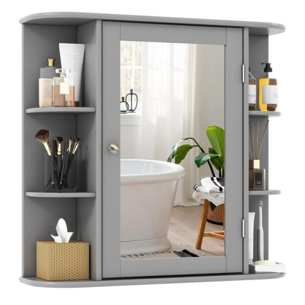 Home - Tangkula Medicine Cabinet, Grand Linen Comforter Set, MiLin Cellular Shades - MSRP $5,398