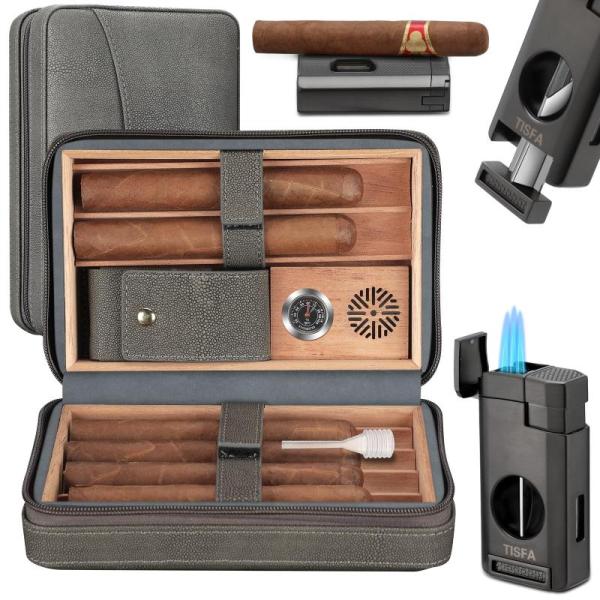 Drugstore - Tisfa Cigar Humidor & Lighter, Night Vision Driving Glasses, Erxy Earplugs - MSRP $1,234