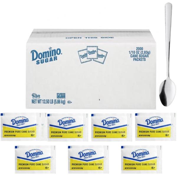 Groceries - Domino Sugar Packets 2000 Count, Matcha Tea Rated Green Unsweetened, Planters Classic Peanuts - MSRP $1,370