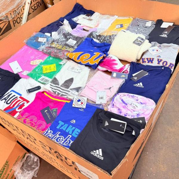 Bulk Lot of Mixed Brand Apparel Clothing Adults and Kids MSRP $15,000