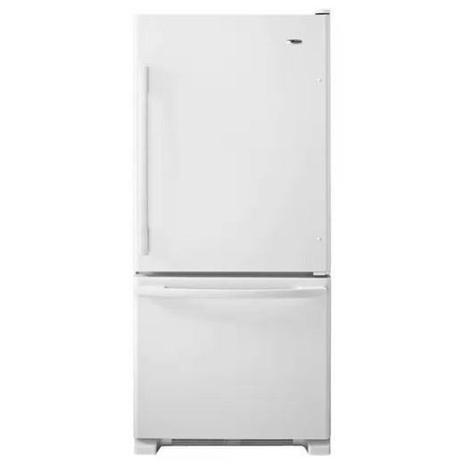 Appliances - Whirlpool (Maytag) ABB1924BRW 18 cu. Ft. Bottom Freezer Refrigerator - MSRP $1,314