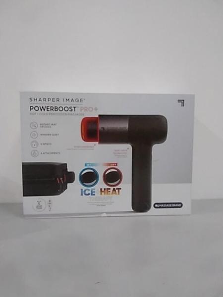 Sharper Image Powerboost Pro Body Massager with Hot and Cold - Est Retail $179