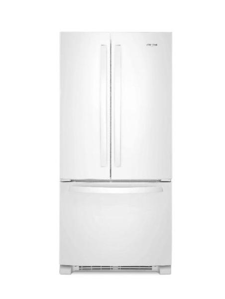 Salvage Appliances - Whirlpool (Maytag) WRFF5333PW 33" Wide French Door Refrigerator - MSRP $2,121