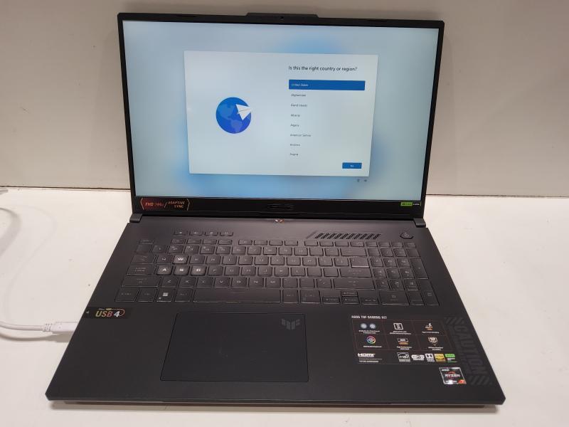 ASUS TUF Gaming A17 (2023) Gaming Laptop, Mecha Gray (Missing Accessories) - MSRP $1,249