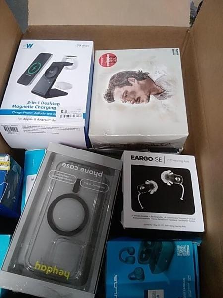 Electronics - Eargo, Targus, Otterbox, Jlab, Kate Spade, Apple, Philips - Est Retail $2,566