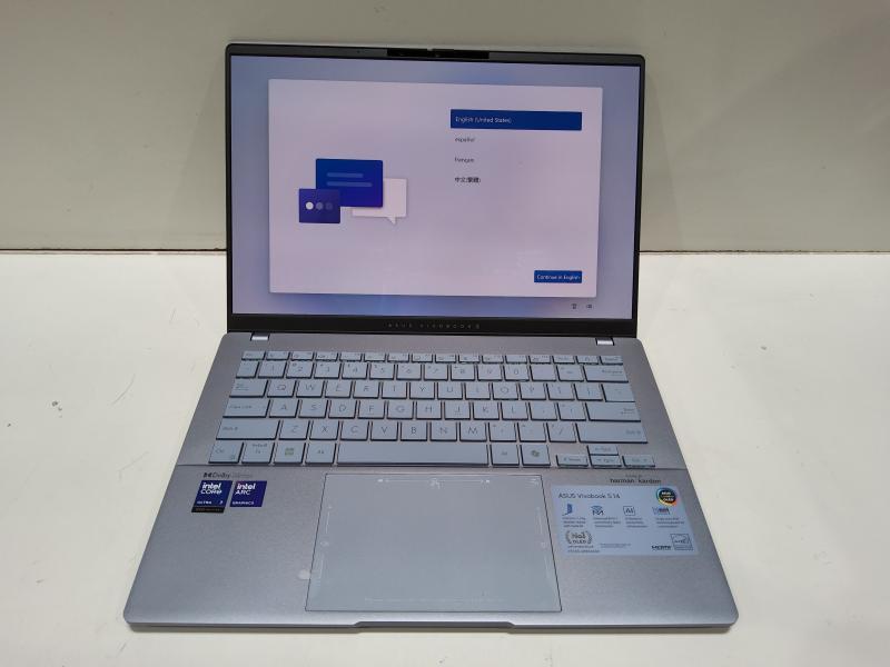 A Grade - ASUS Vivobook S 14" OLED Laptop - Intel Core Ultra 7, 32GB RAM, 1TB SSD, Mist Blue - MSRP $1,299