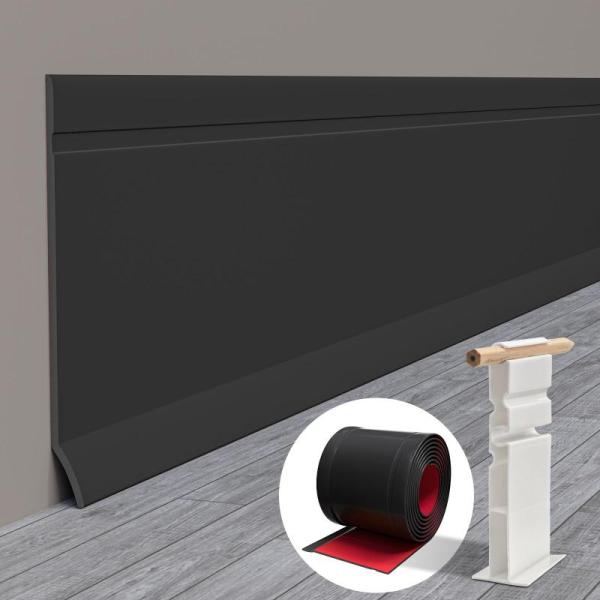 Home Improvement - Pluden Baseboard Molding Trim, Ticonn Shelf Brackets, Herbestay Table Lamp - MSRP $1,568