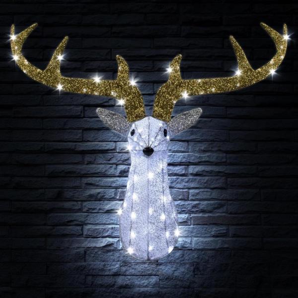 Lawn & Garden - Senneny Lighted Christmas Reindeer Plug-In Heads, SEAHEE Dual-Blade Hedge Trimmer - MSRP $5,974