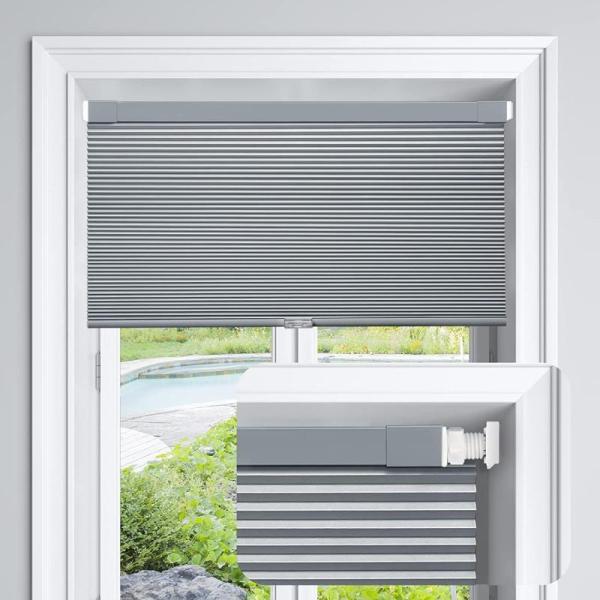 LazBlinds Cordless Cellular Shades, No Tools No Drill - MSRP $34