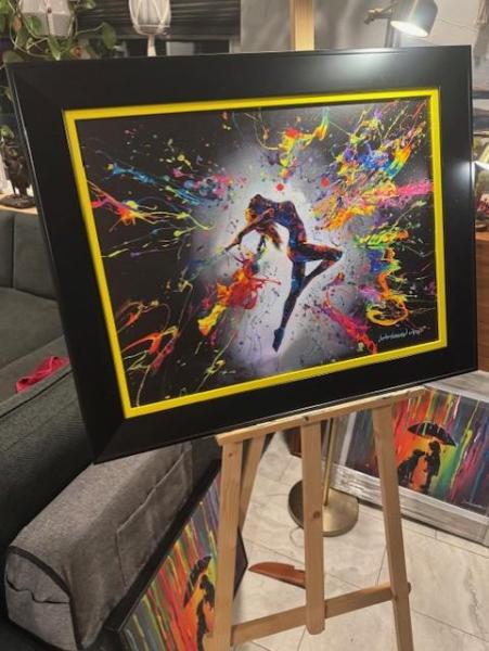 FRAMED - Creative Energy Jim Warren Signed/Numbered Canvas w/COA