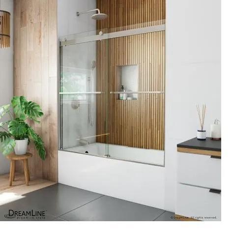 DreamLine SHDR-6360602-04 Frameless Tub Door with Clear Glass - MSRP $569