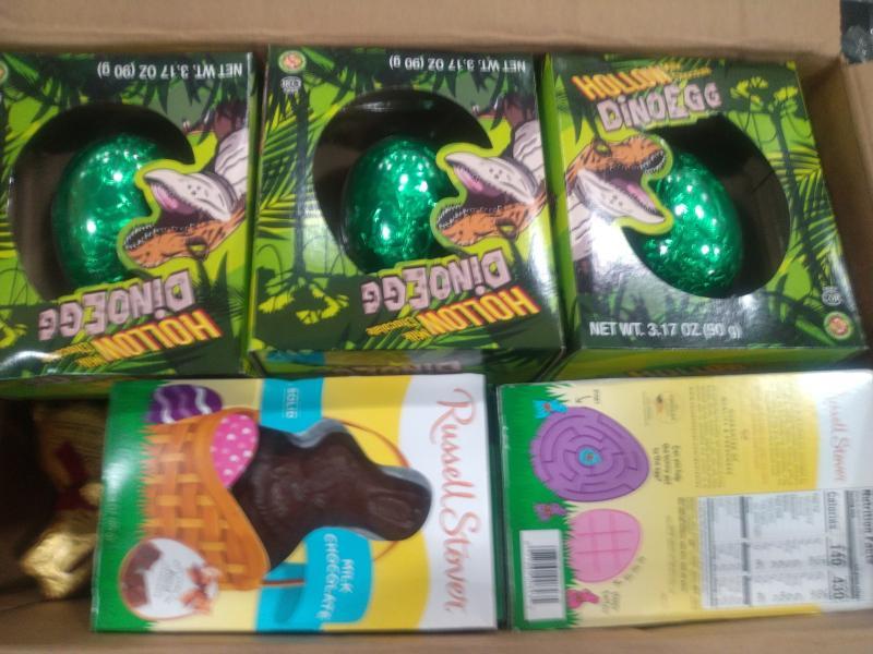 Grocery - R.M. Palmer Easter Bunny, Galerie Jelly Bean & Sticker Filled Eggs - MSRP $7,387