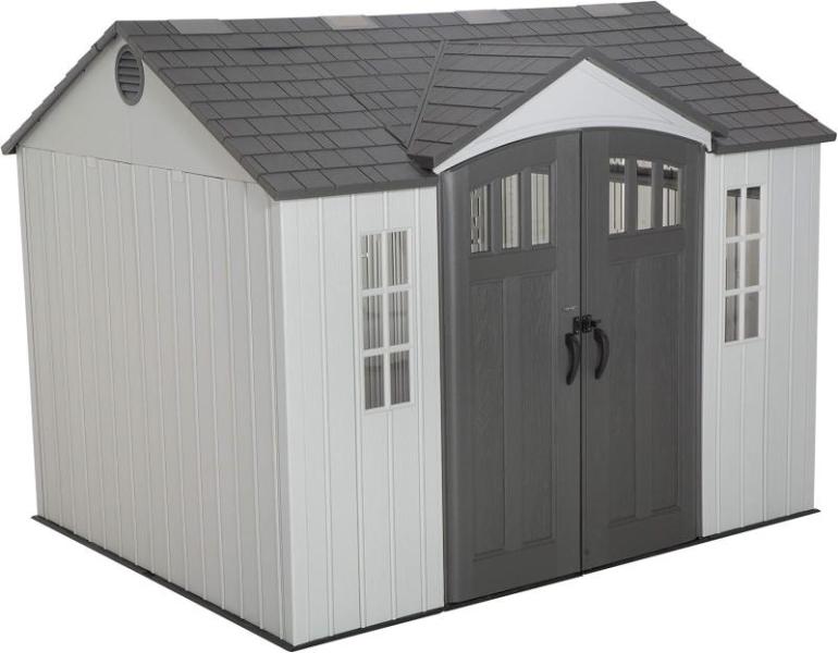 Lifetime 60243 10 x 8 Ft. Outdoor Storage Shed - MSRP $1,673