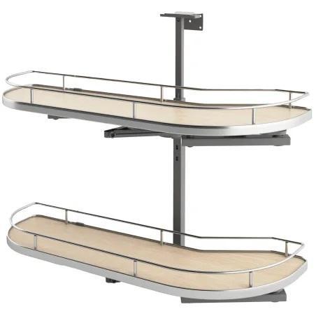 Rev-A-Shelf 587-12-LMP Two Tier Lazy Susan - MSRP $597