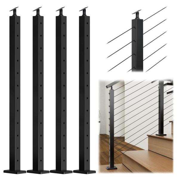 Amazon Clearance - Home Improvement - Muzata Cable Railing Posts, Daycent Ceiling Light, Helios Grab Bar - MSRP $7,227