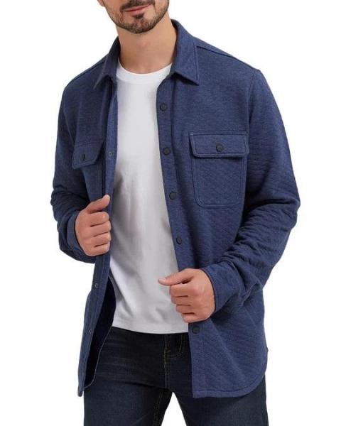 (40) Cloud Veil Men's Quilted Knit Shirt Jackets MSRP $ 6,000.00
