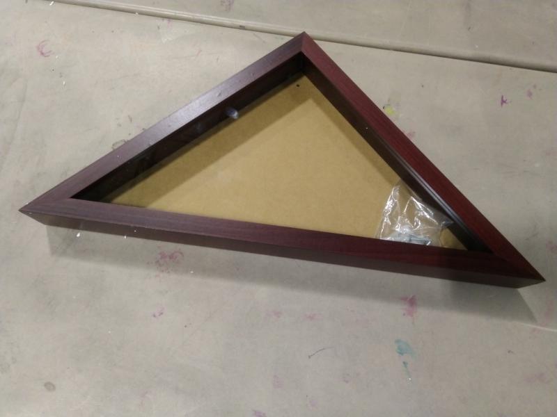 Triangle Flag Display Case - MSRP $43