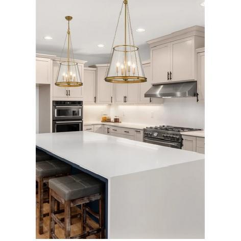 Z-Lite 341P18-RB Prescott 4 Light 18" Wide Pendant - MSRP $678