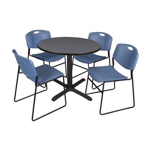 Truckload - General Merch - Round Laminate Table & Stackable Chairs, Lateral File Cabinet, Task Chairs - MSRP $58,640
