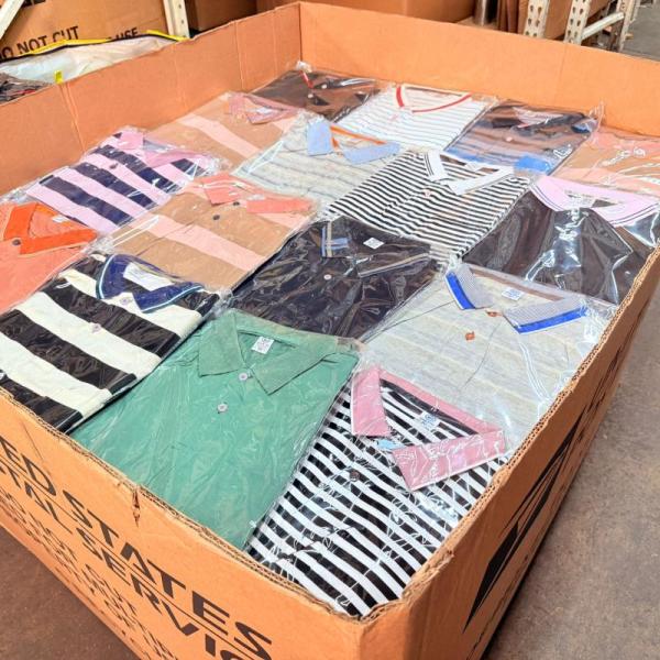 Bulk Lot of 350 Mens Polo Shirts Mixed Styles & Colors MSRP $15,000