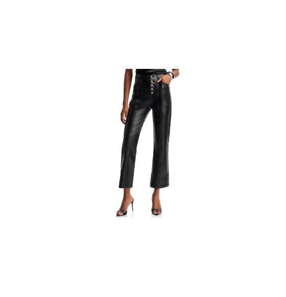 Apparel - Cinq A Sept Wallace Faux Leather Pants, AG Wanderer Poplin Chino, FRAME, Natori, SKIMS - Original MSRP $1,679