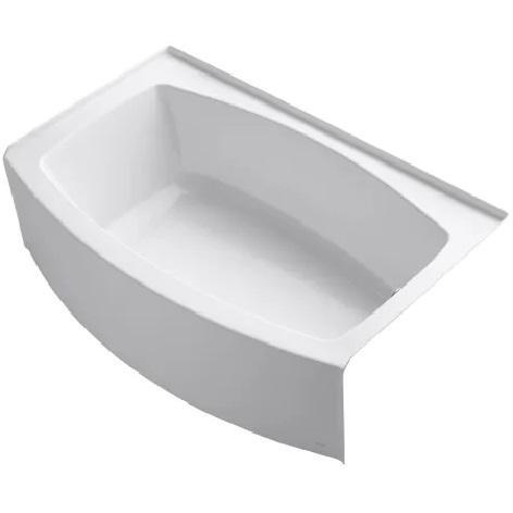 Kohler K1100RA0 Curved Integral Apron Bathtub - MSRP $1375