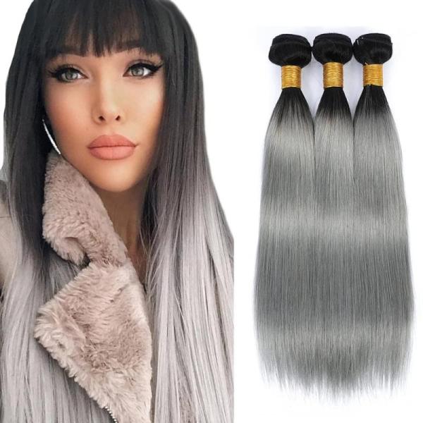 Beauty - Luxvogue Straight T1B/GREY Human Hair Bundles, Bath & Body Works COCO Paradise Creamy Body Scrub -MSRP $12,181