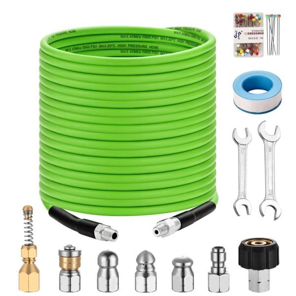 Lawn & Garden - Balabulala Pressure Washer Sewer Jetter Kit, GonLei 47.7"X71.7" Plant Covers, Holldoor - MSRP $5,797