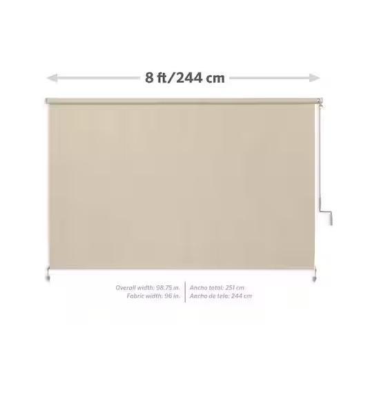 Window Decor - Coolaroo Exterior Roller Shade, HDC, Chicology, Radiance, EXCLUSIVE HOME, SeaSun - Est Retail $6,540