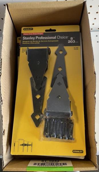 Stanley Professional Choice 8 Inch Heavy Duty Strap Hinge- MSRP $11,995