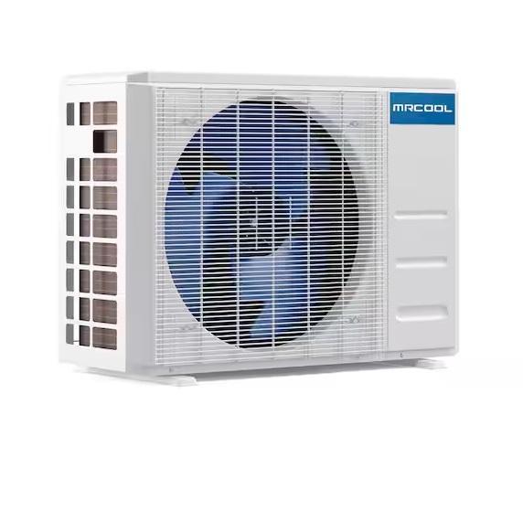 Plumbing- MRCOOL DIY 36KBTU 3-Ton Mini Split Heat Pump Condenser, Rheem Water Softener, Glacier Bay - Est Retail $4,600