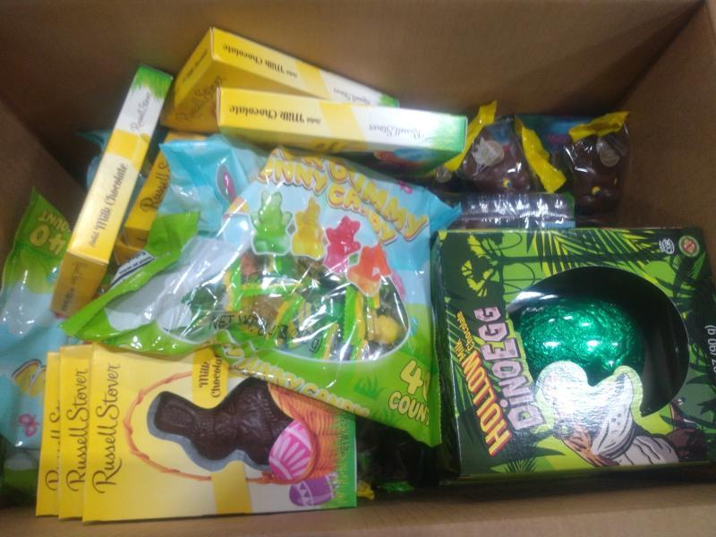 Grocery - R.M. Palmer Easter Bunny, Galerie Jelly Bean & Sticker Filled Eggs - MSRP $6,020