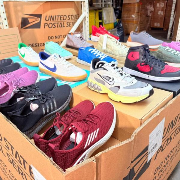 Bulk Lot of 300 Mixed Brand Sneakers Men's & Women's MSRP $15,000+