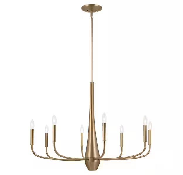 Lighting & Electrical - Kichler Deela Circle Chandelier, Storm Shell Television Mount - Est Retail $36,167- 8plts