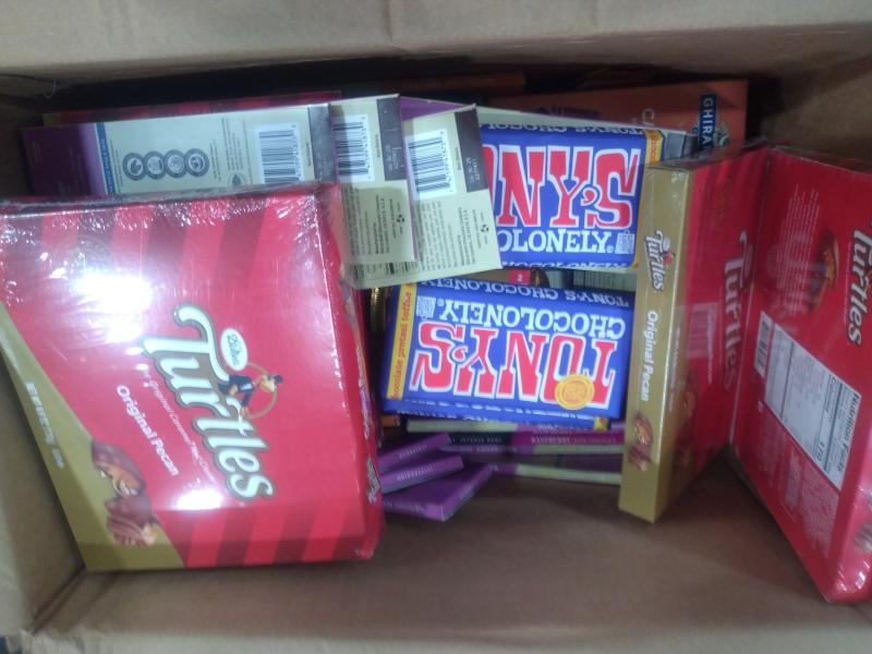 Grocery - Cadbury, Lindt, Peeps, Galerie Edible, Skittles, Hersheys, Turtles - MSRP $9,214
